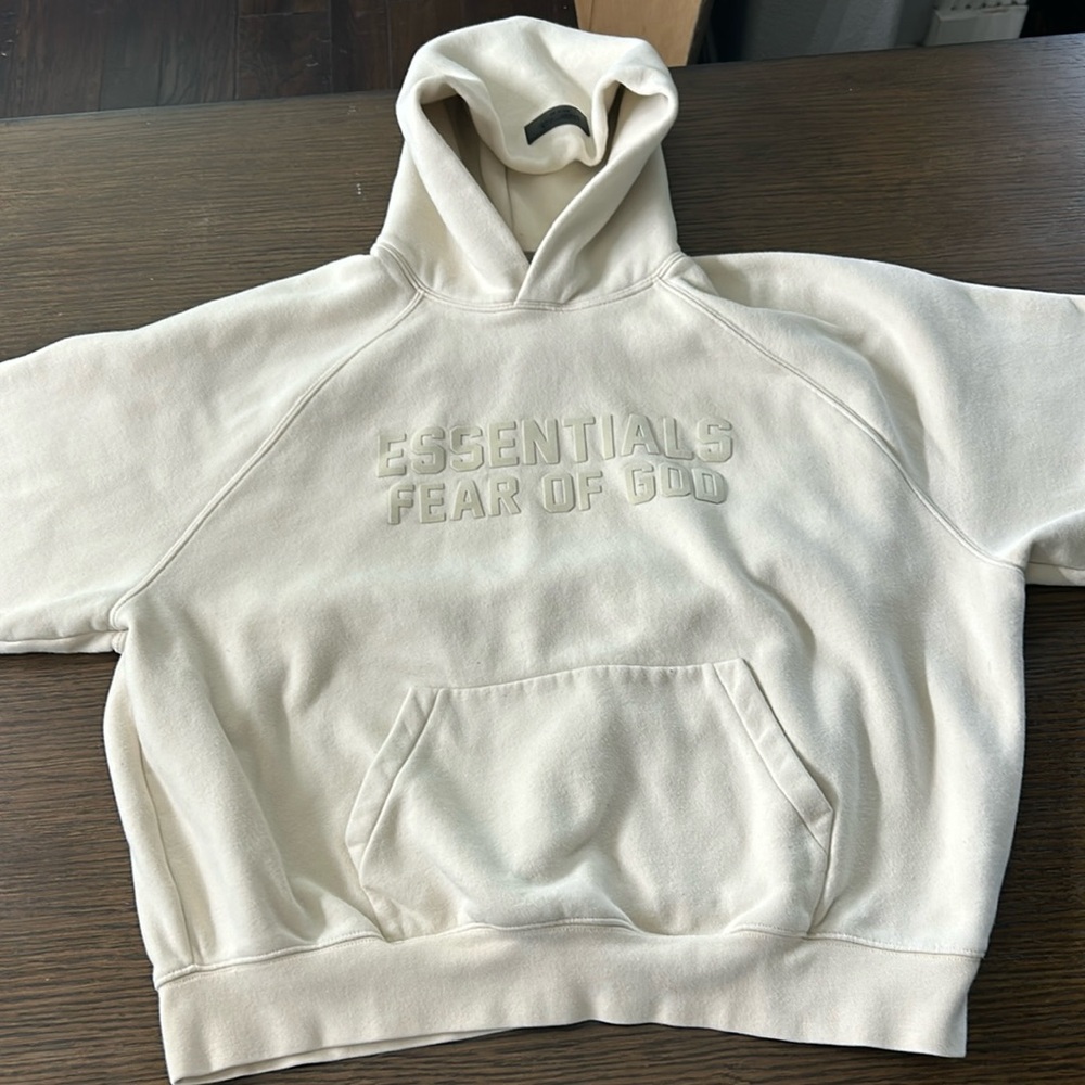 Fear of God Essentials Hoodie 'Eggshell' Men’s medium